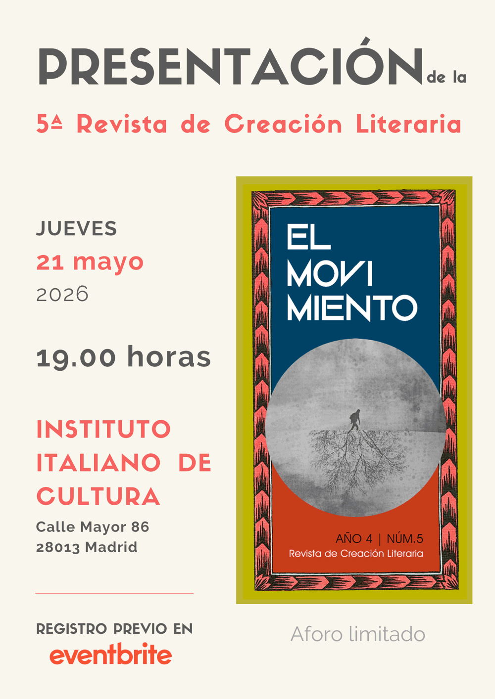 presentación revista 5 en 2026 EL MOVI MIENTO